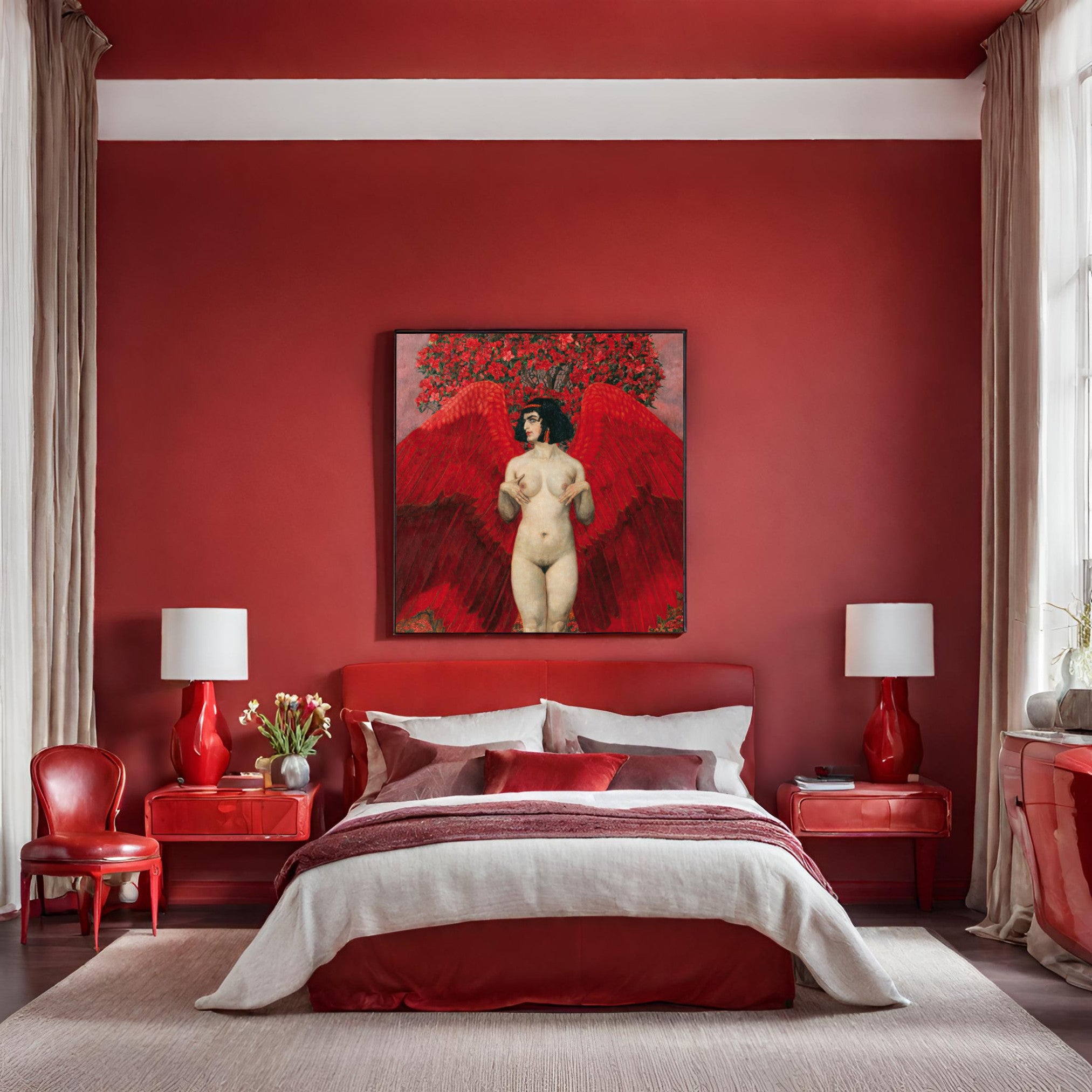 Red Angel by Karl Mediz