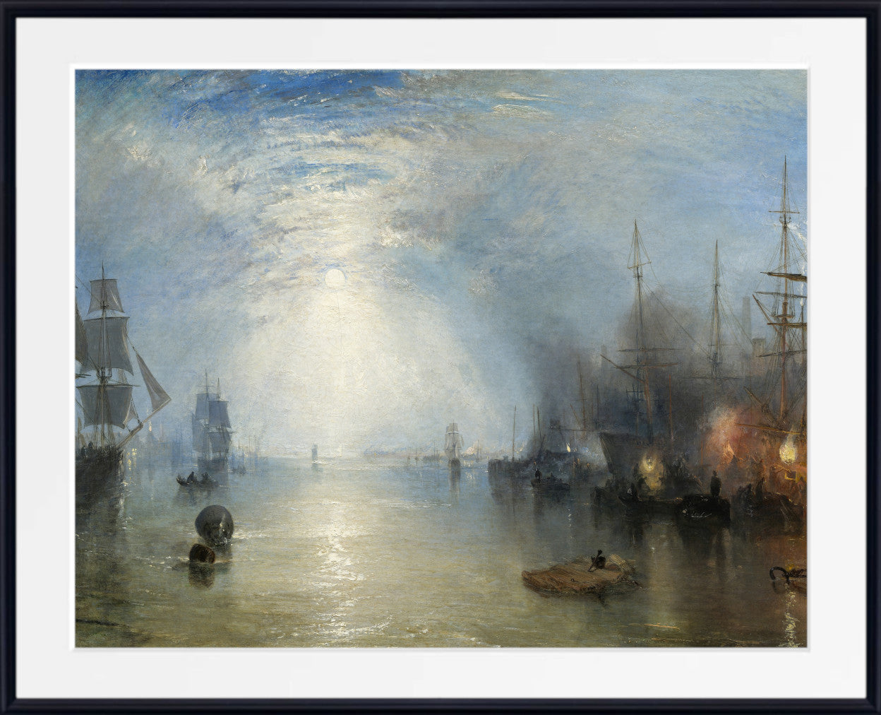 Keelmen Heaving in Coals by Moonlight (1835) by William Turner