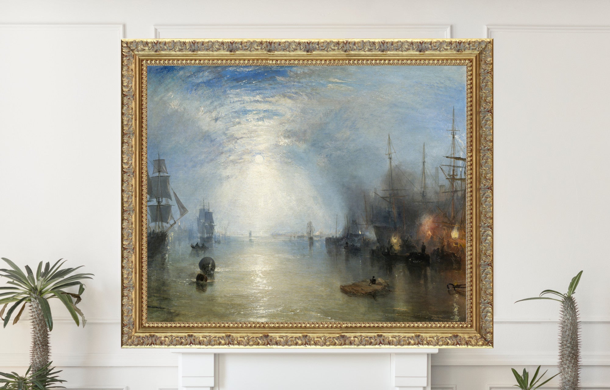 Keelmen Heaving in Coals by Moonlight (1835) by William Turner