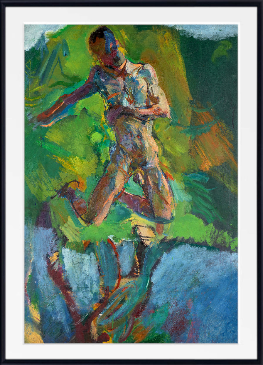 Kniender Narziß (Kneeling Narcissus) (1920) by Anton Konig