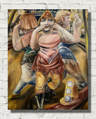 Circus dancers throwing kisses (1927) by Paul Kleinschmidt