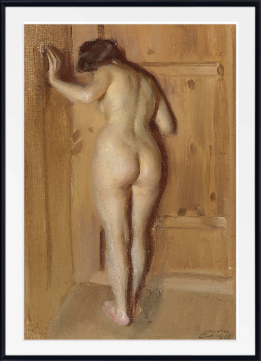 Kuvådörren (The Chamber Door), Anders Zorn Fine Art Print