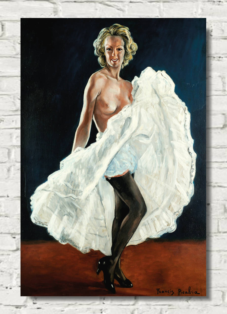 The French Cancan Dancer (1943), Francis Picabia Print