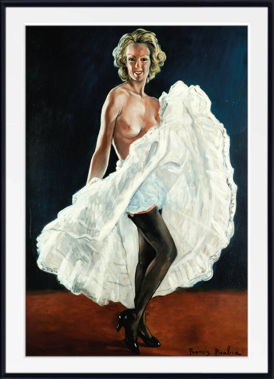 The French Cancan Dancer (1943), Francis Picabia Print