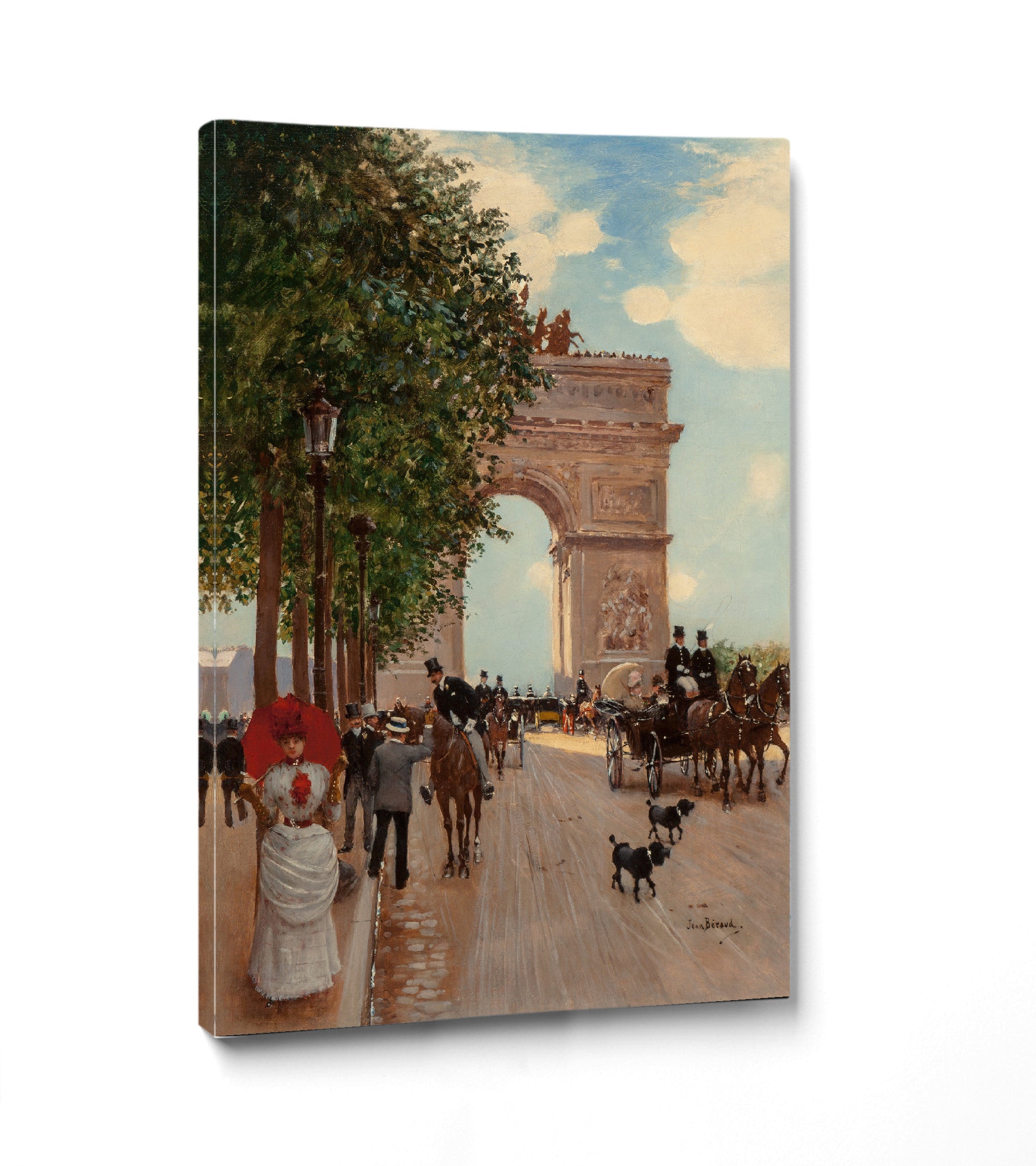 Jean Béraud, L’Arc de Triomphe, Champs-Elysées