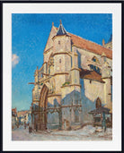 Alfred Sisley Print, The Church of Moret (evening) (1894)