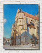 Alfred Sisley Print, The Church of Moret (evening) (1894)