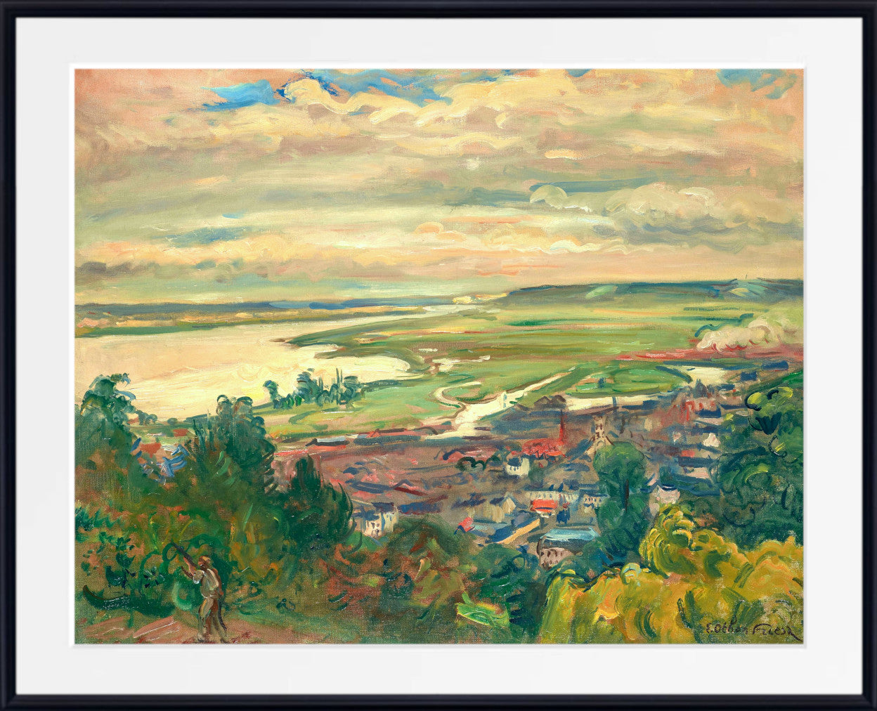 Honfleur Estuary by Othon Friesz