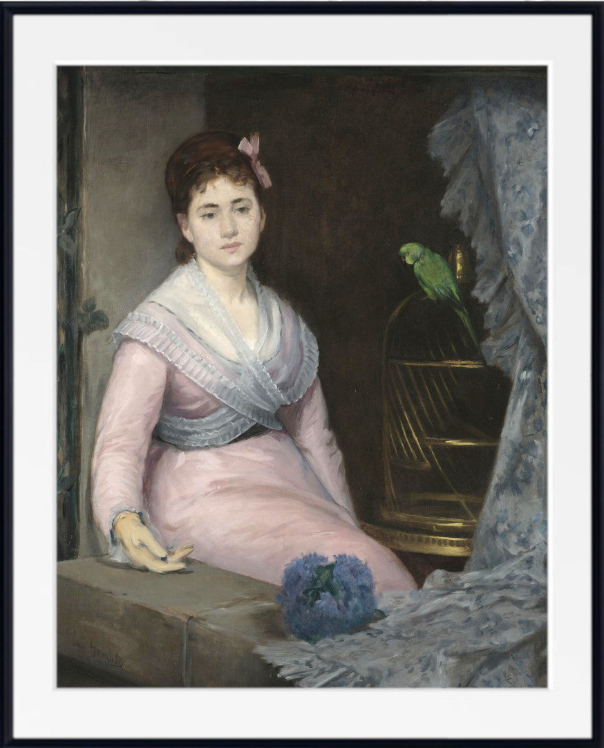 L'Indolence, Eva Gonzales
