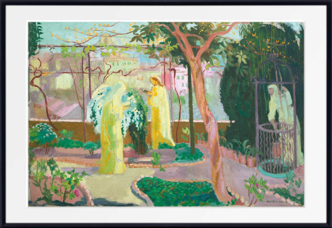 Saint Catherine recites the office of Jesus (1921) by Maurice Denis