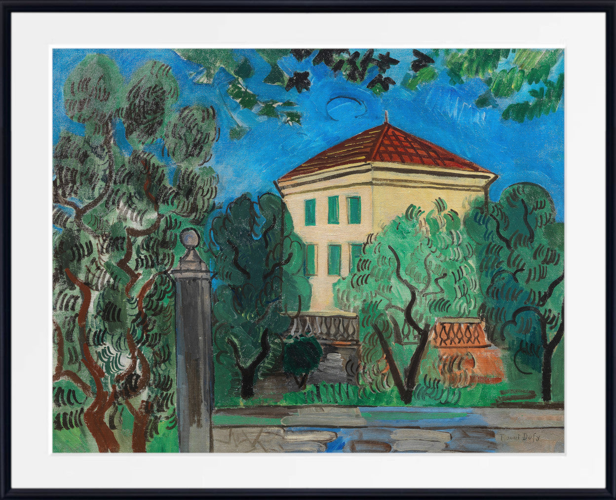 L’entrée du jardin (1923) by Raoul Dufy