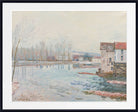 Alfred Sisley Print, Winter In Moret (1891)