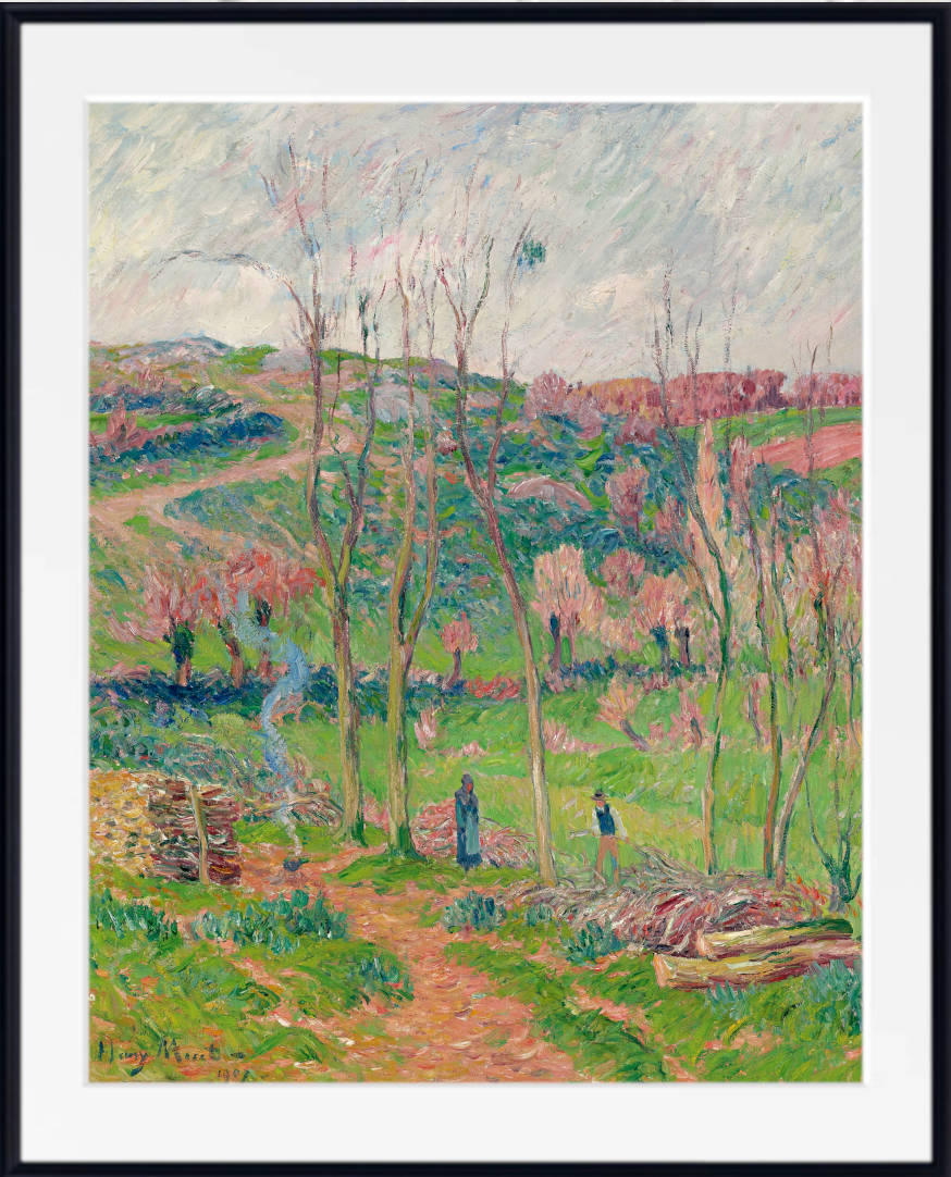 Henry Moret Print, Winter in Brittany (1907)