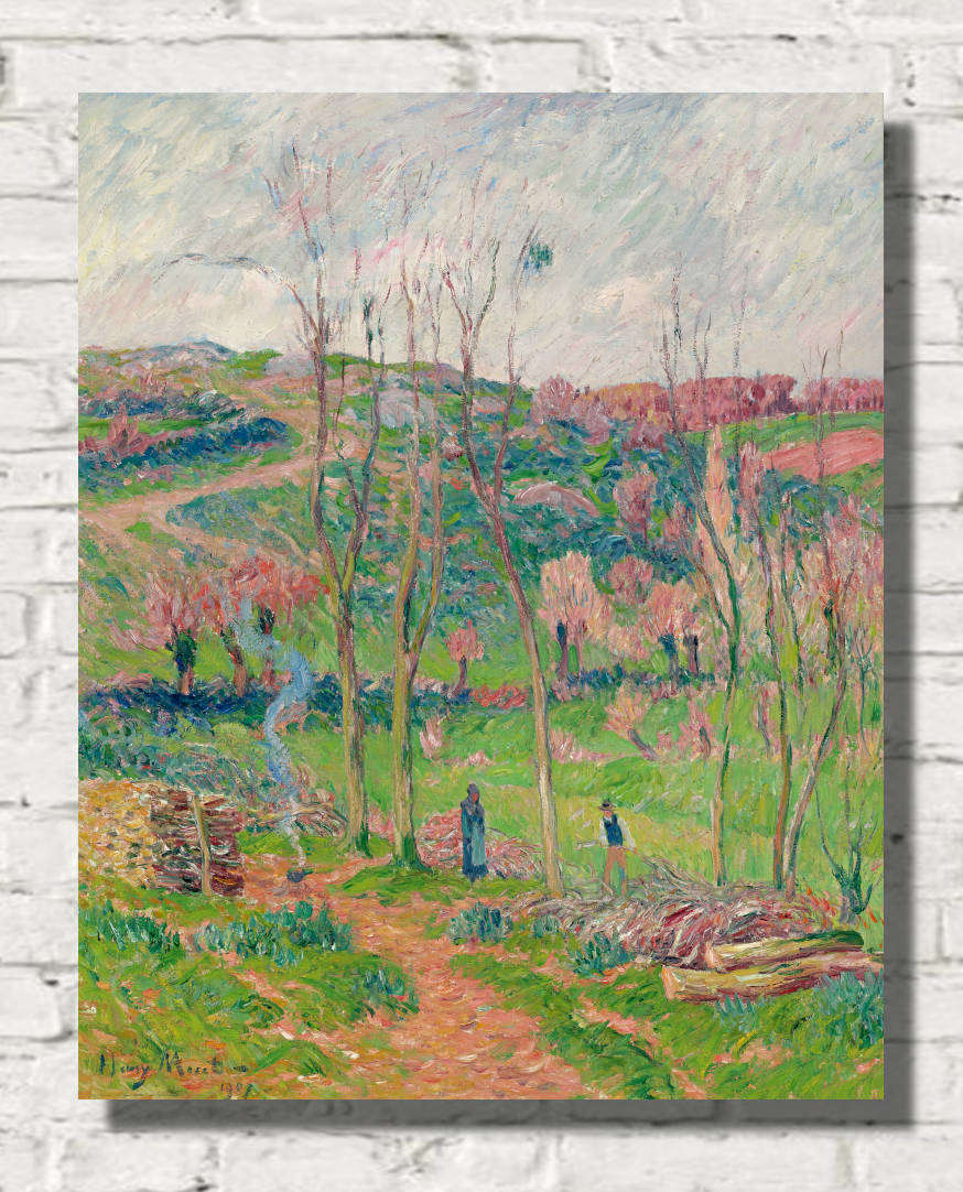 Henry Moret Print, Winter in Brittany (1907)