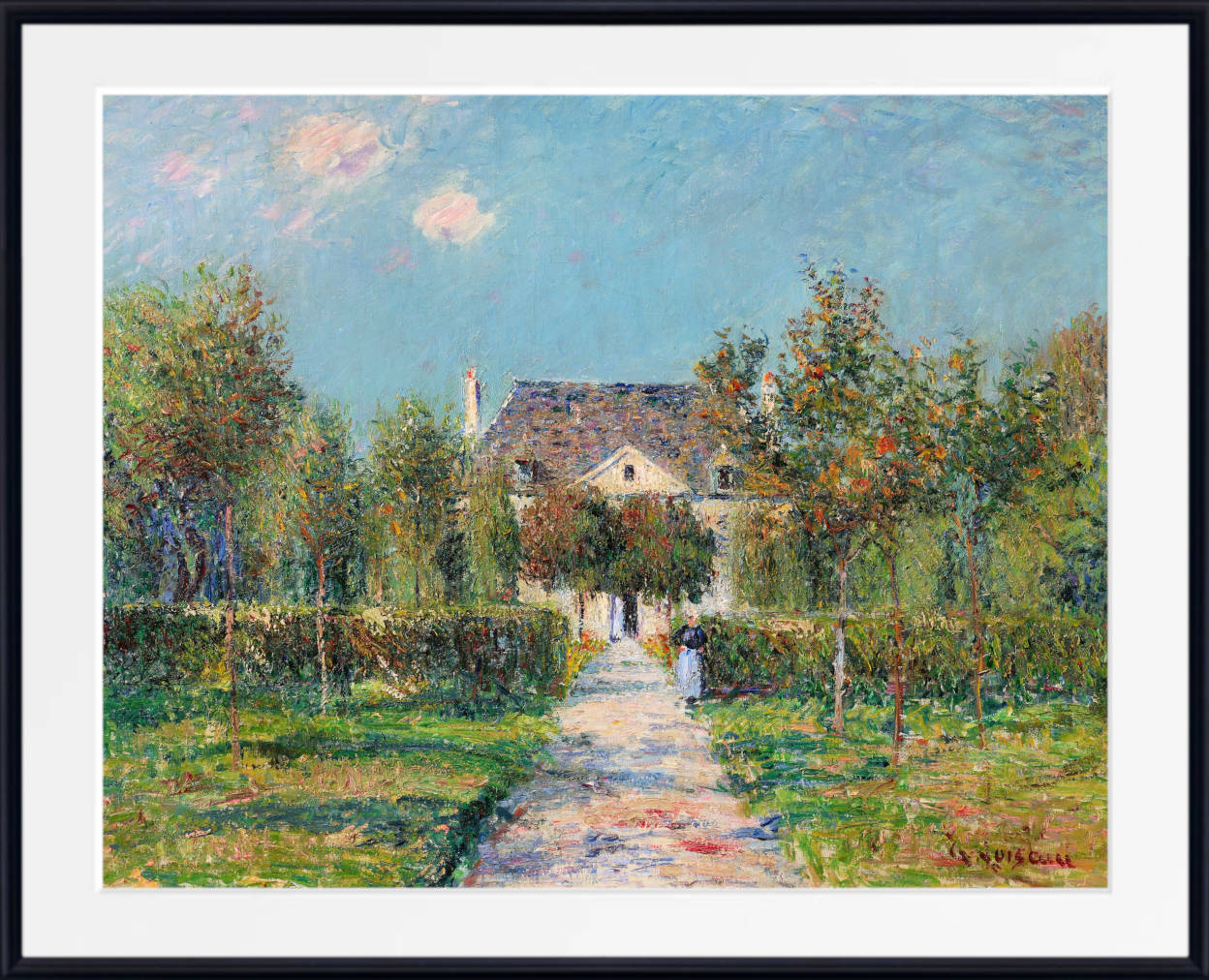 Gustave Loiseau Print, Mademoiselle Ernestine's hotel, Saint-Jouin (Finistère) (1908)