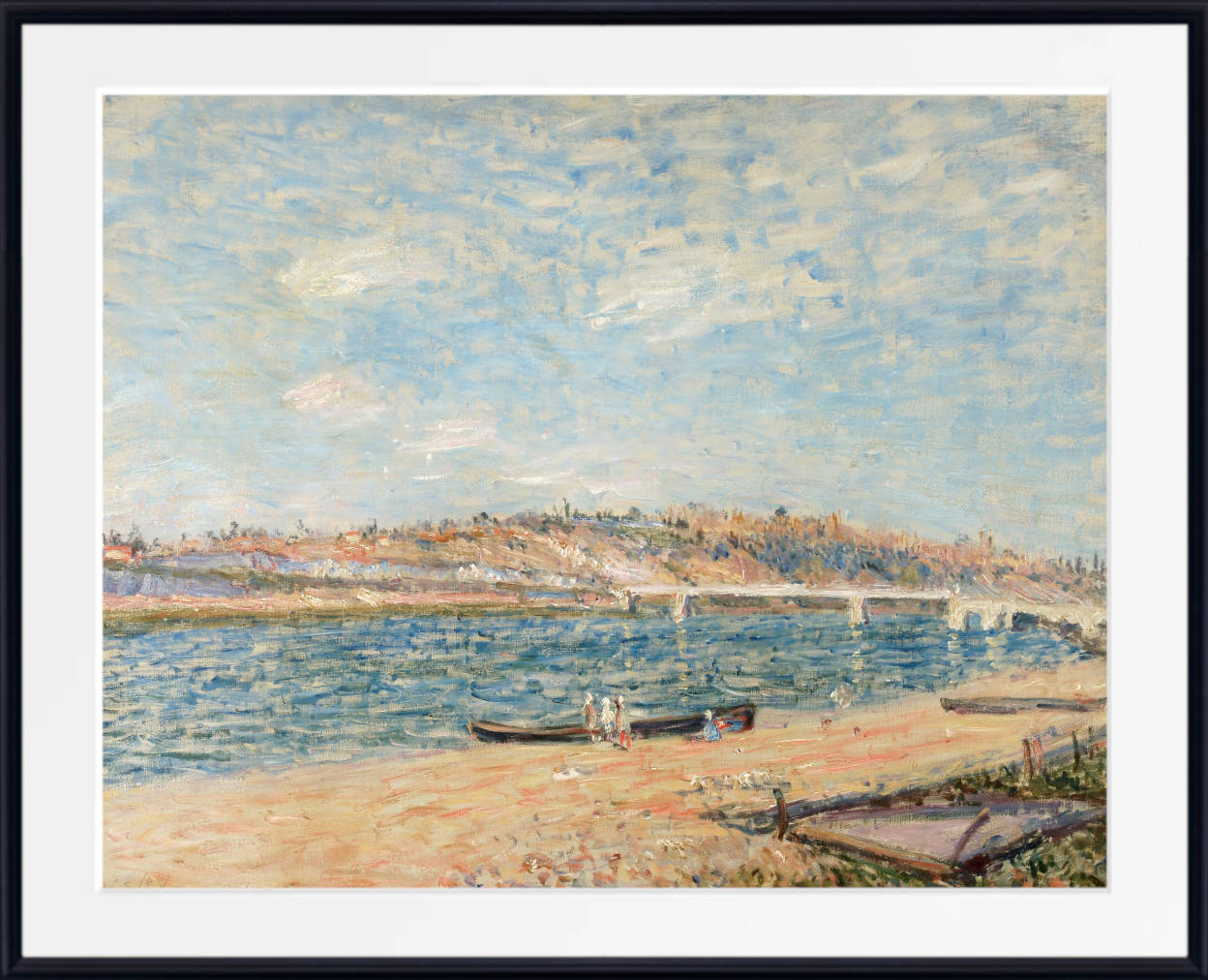 Alfred Sisley Print, The Bank at Saint-Mammès (c 1884)
