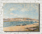 Alfred Sisley Print, The Bank at Saint-Mammès (c 1884)