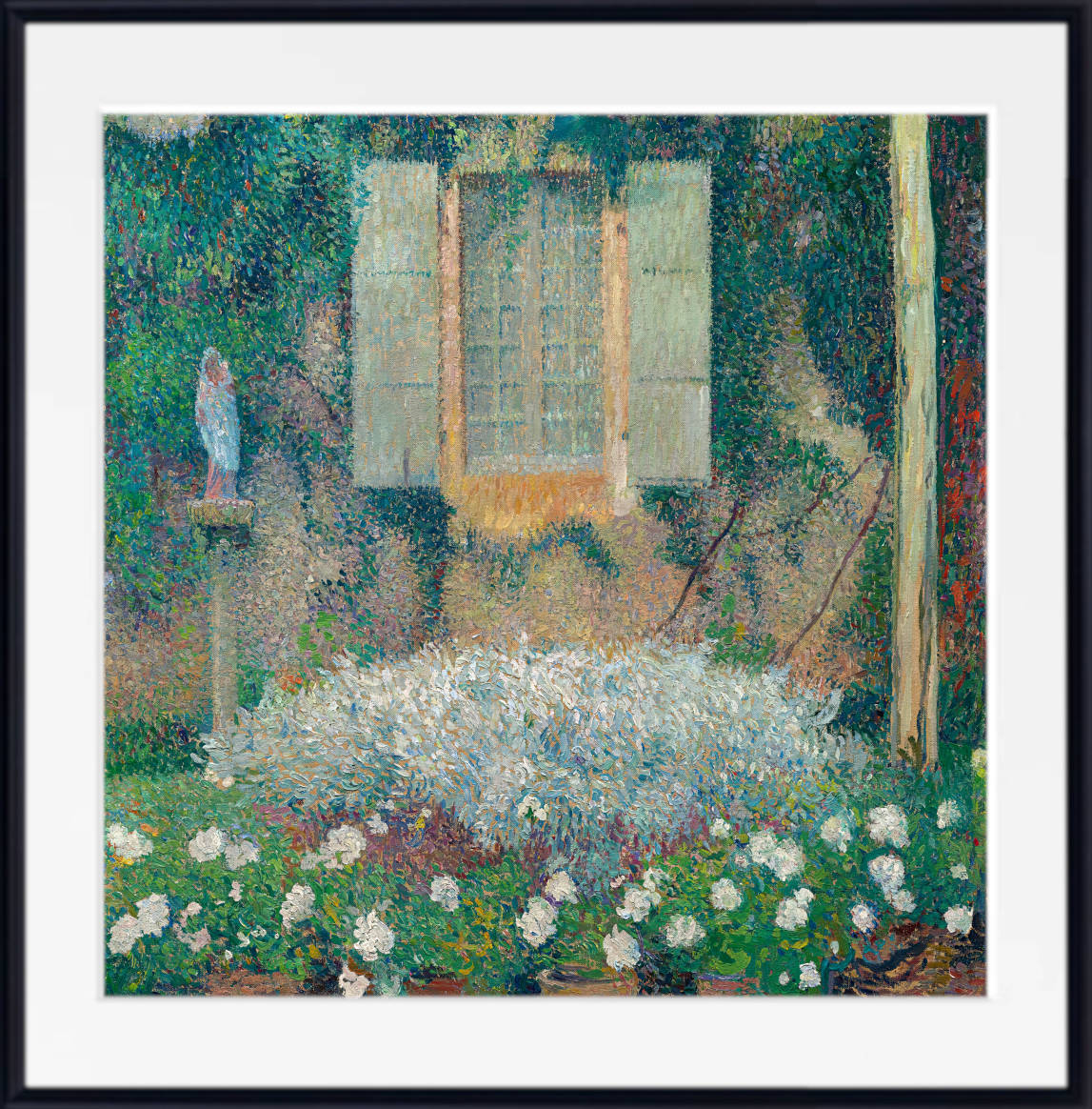 Henri Martin Print, The Kitchen Window on the Garden at Marquayrol