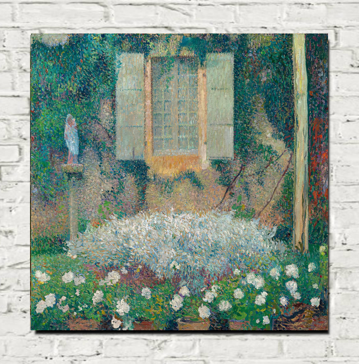 Henri Martin Print, The Kitchen Window on the Garden at Marquayrol