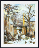 Camille Pissarro Print, La Maison Rondest Sous La Neige, (circa 1875)