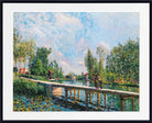 Alfred Sisley Print, The Footbridge – Towpath of the Canal Du Loing