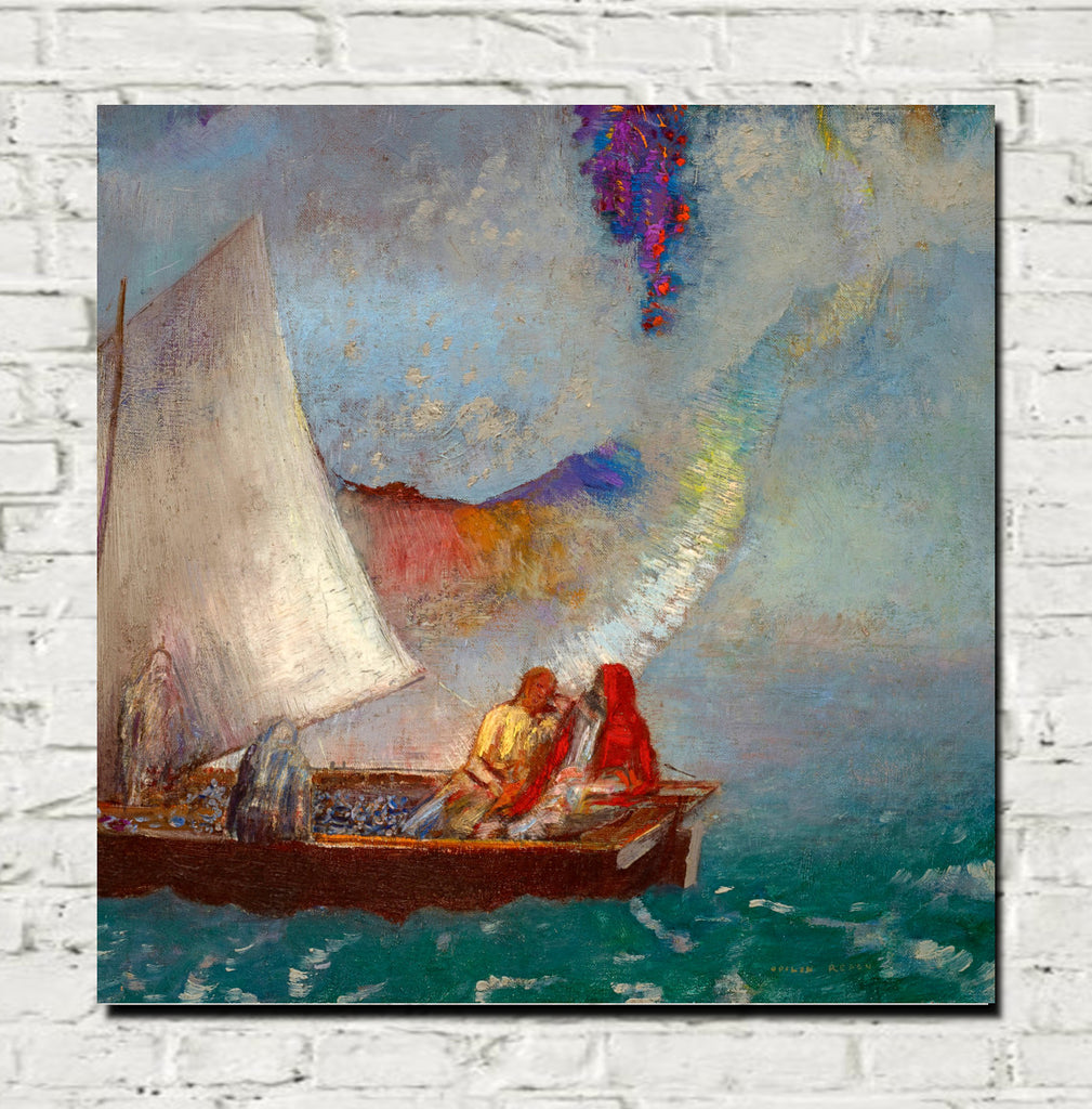 The Gray Sail by Odilon Redon