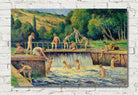 Maximilien Luce Print, Bathing in Bessy-sur-Cure (1908)
