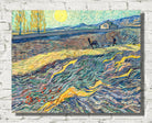 Vincent van Gogh Print, Ploughman in a Field (1889)