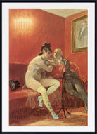 Félicien Rops Illustration - La chanson de Chérubin (Cherubs Song)