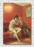 Félicien Rops Illustration - La chanson de Chérubin (Cherubs Song)