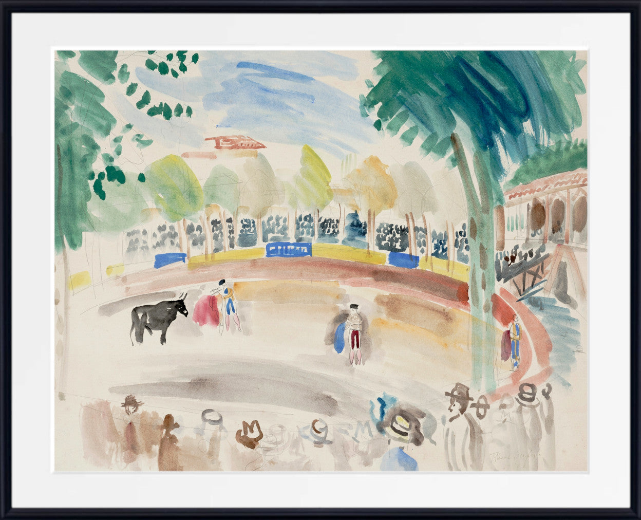 La corrida (1920) by Raoul Dufy