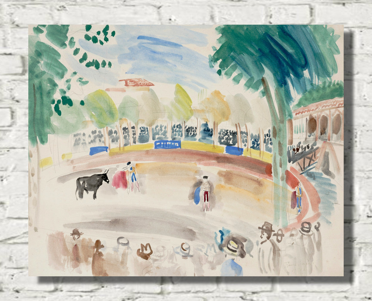 La corrida (1920) by Raoul Dufy