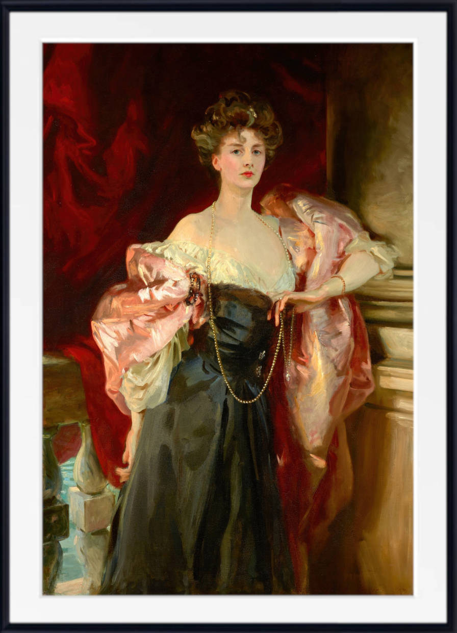 John Singer Sargent Print, Lady Helen Vincent, Viscountess d’Abernon