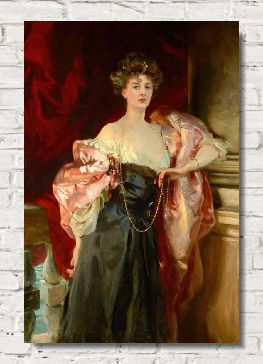 John Singer Sargent Print, Lady Helen Vincent, Viscountess d’Abernon