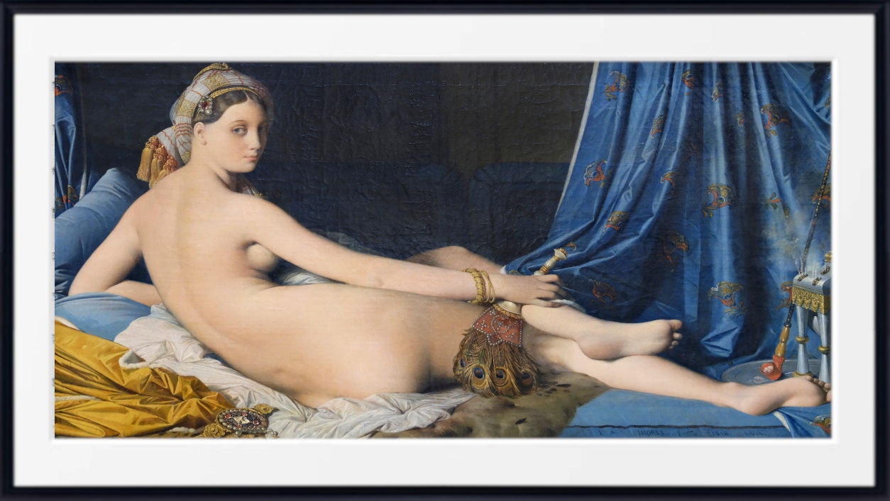 Jean-Auguste-Dominique Ingres Print, La Grande Odalisque