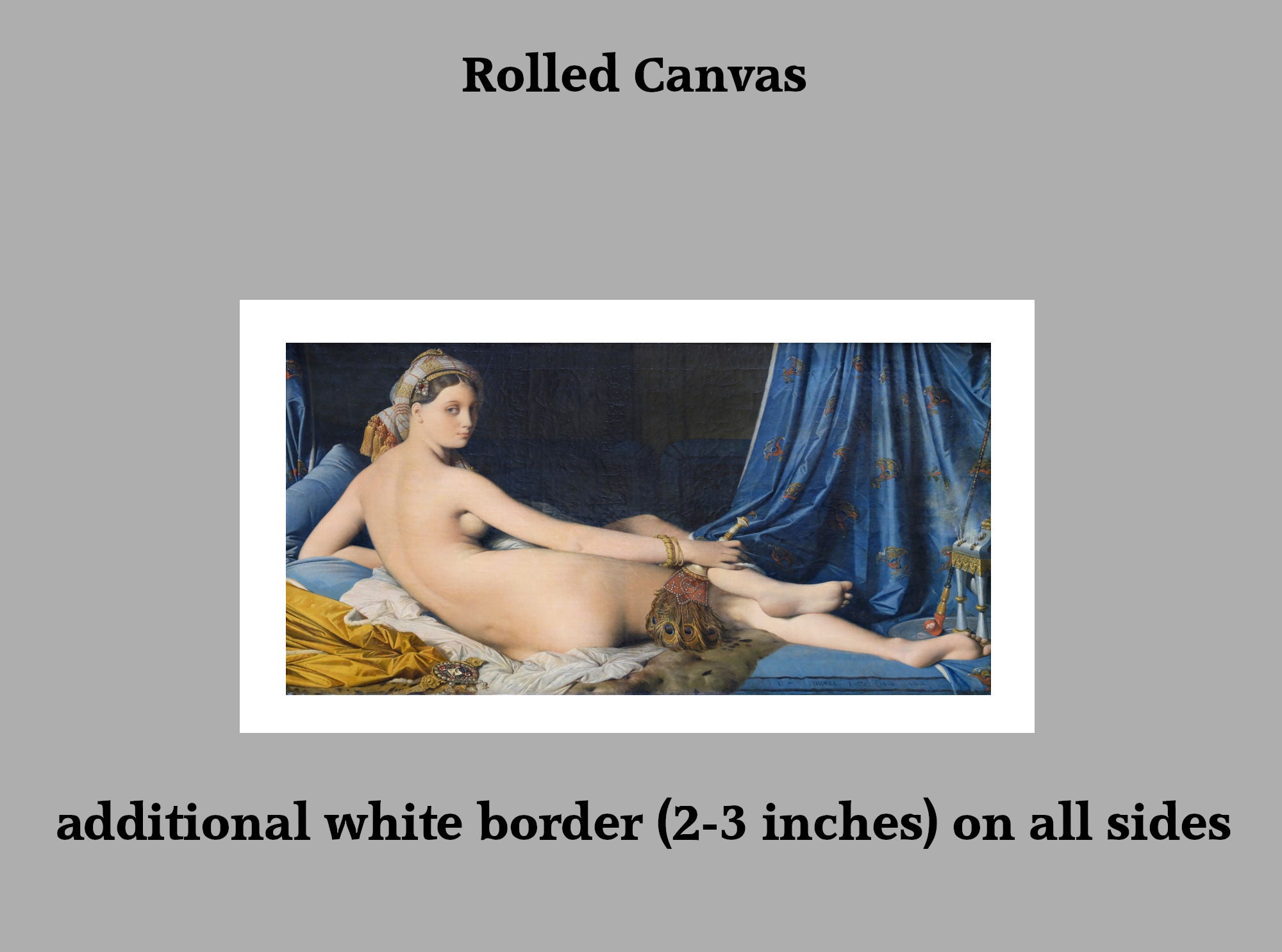 Jean-Auguste-Dominique Ingres Print, La Grande Odalisque
