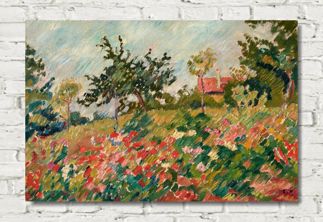 The House in the Flower Garden (1936) by Louis Valtat