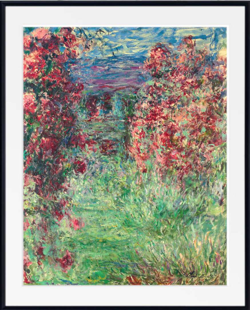 Claude Monet – La maison dans les roses (1925) Prints
