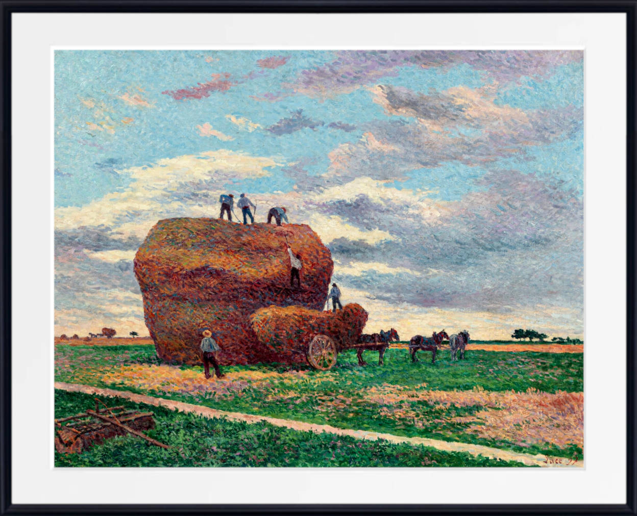 Maximilien Luce Print, The Haystack (1897)