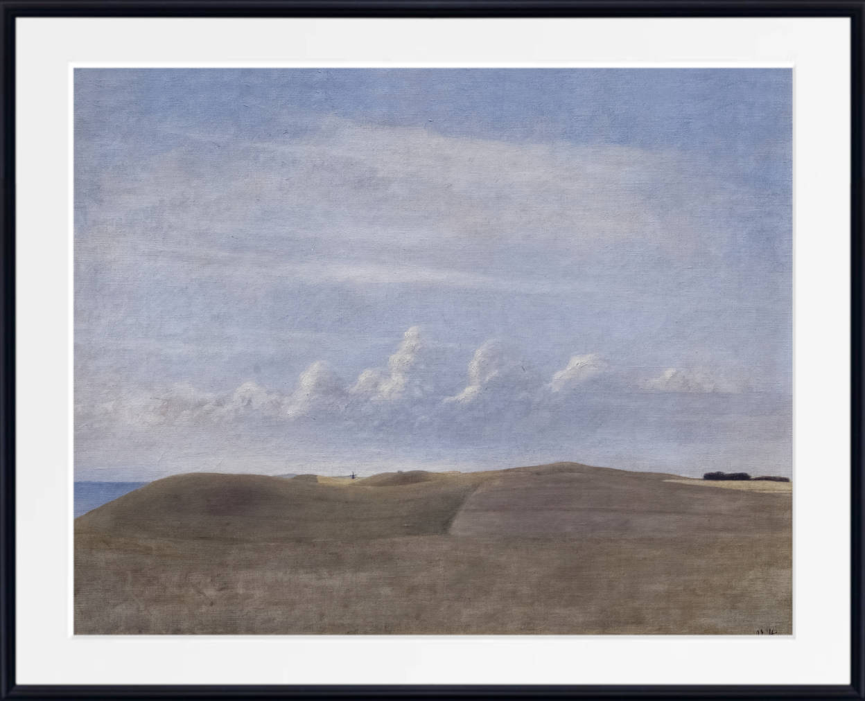 Landscape, Wilhelm Hammershoi Fine Art Print