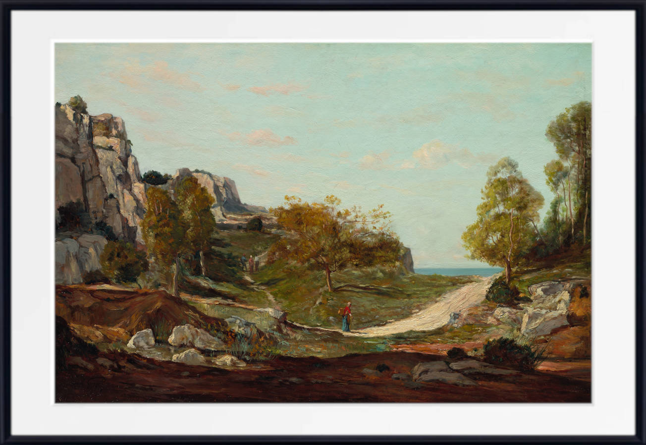 Paul Gauguin Print : Landscape at Saint-André, Near Marseilles