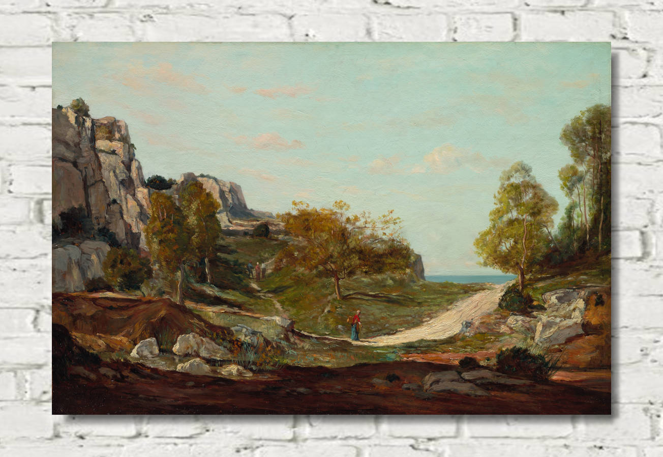 Paul Gauguin Print : Landscape at Saint-André, Near Marseilles