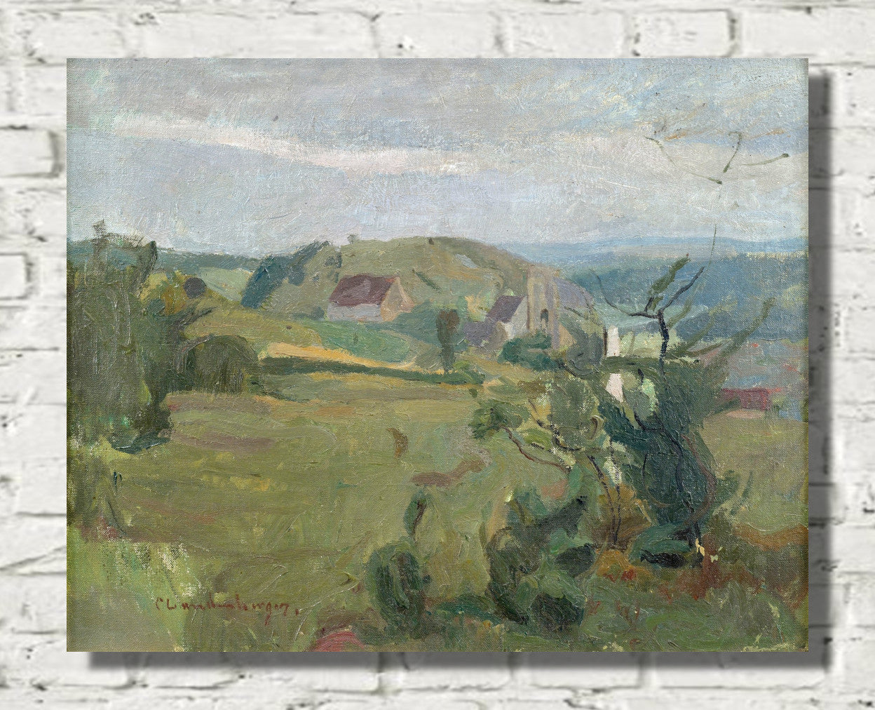 Landscape at the Rechtenstein (1921) by Christian Landenberger
