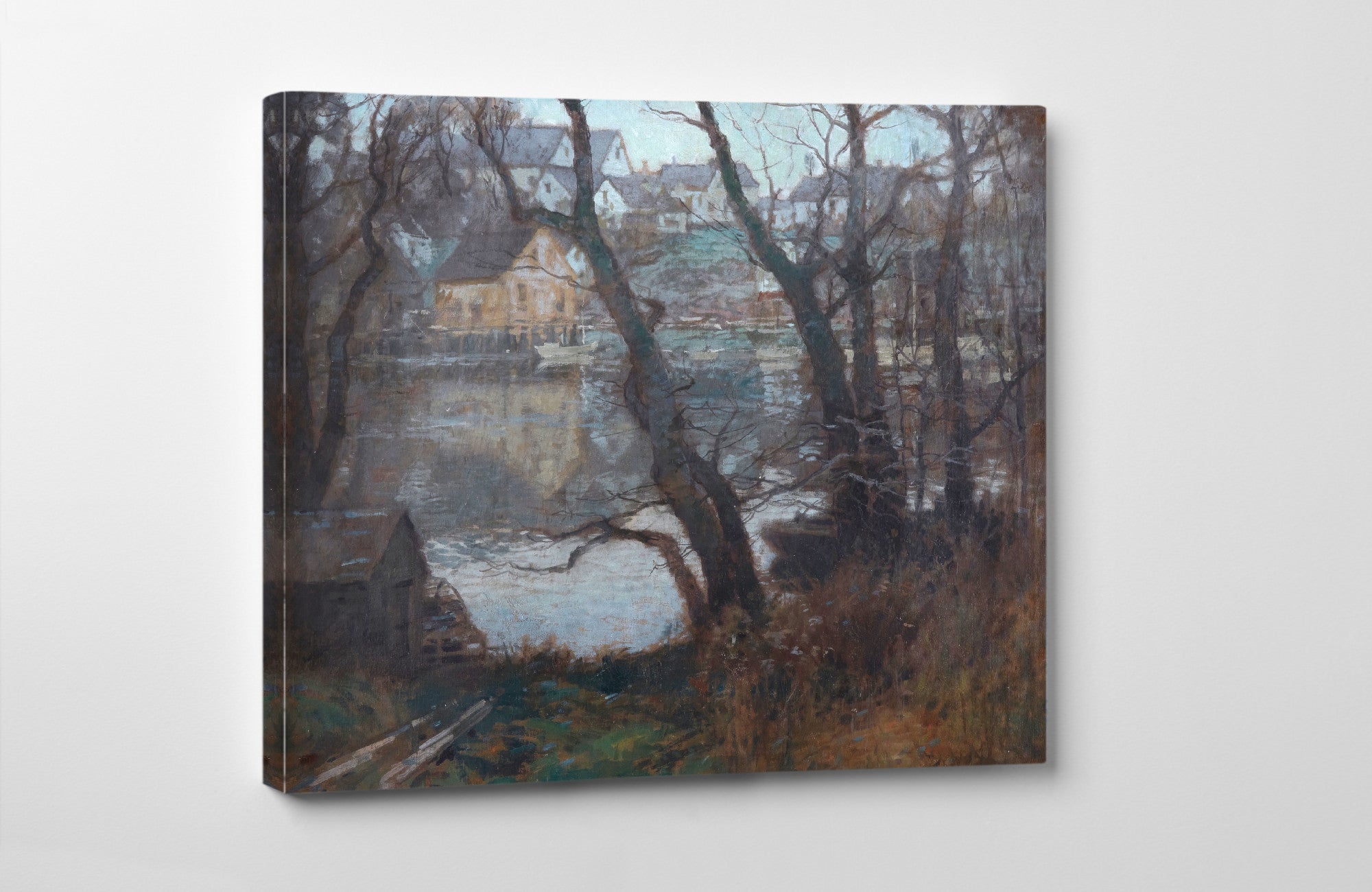 Landscape of New England Town, Paul Cornoyer