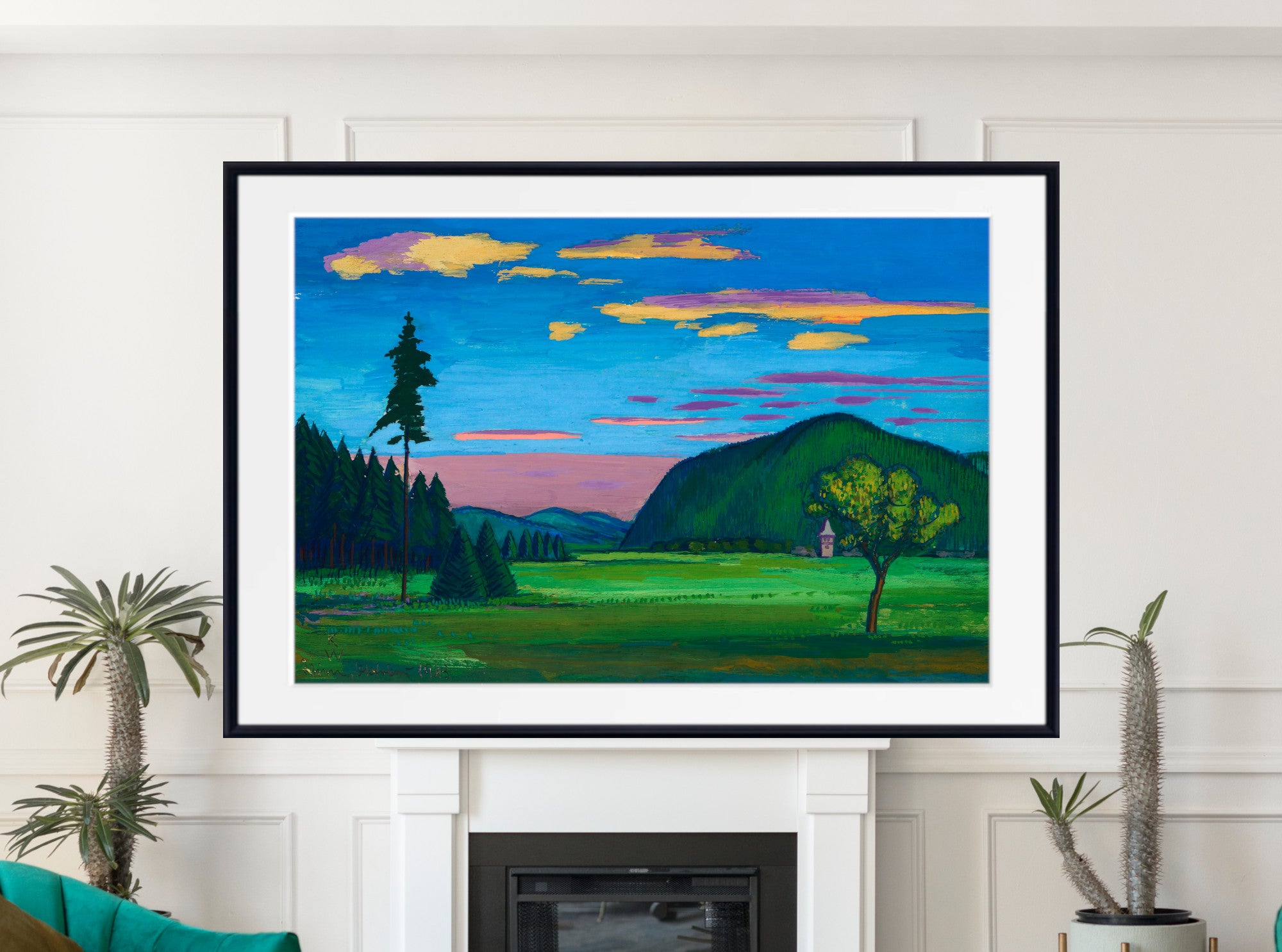 Landscape III (1943), Karl Wiener Print