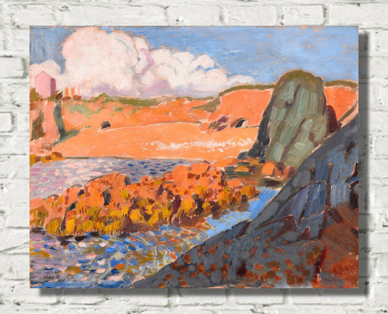The Red Beach (1901) by Maurice Denis