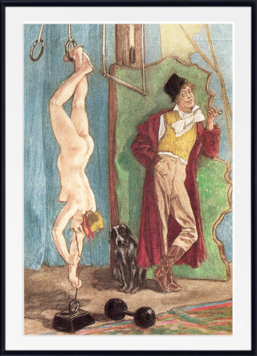 Félicien Rops Illustration - La répétition