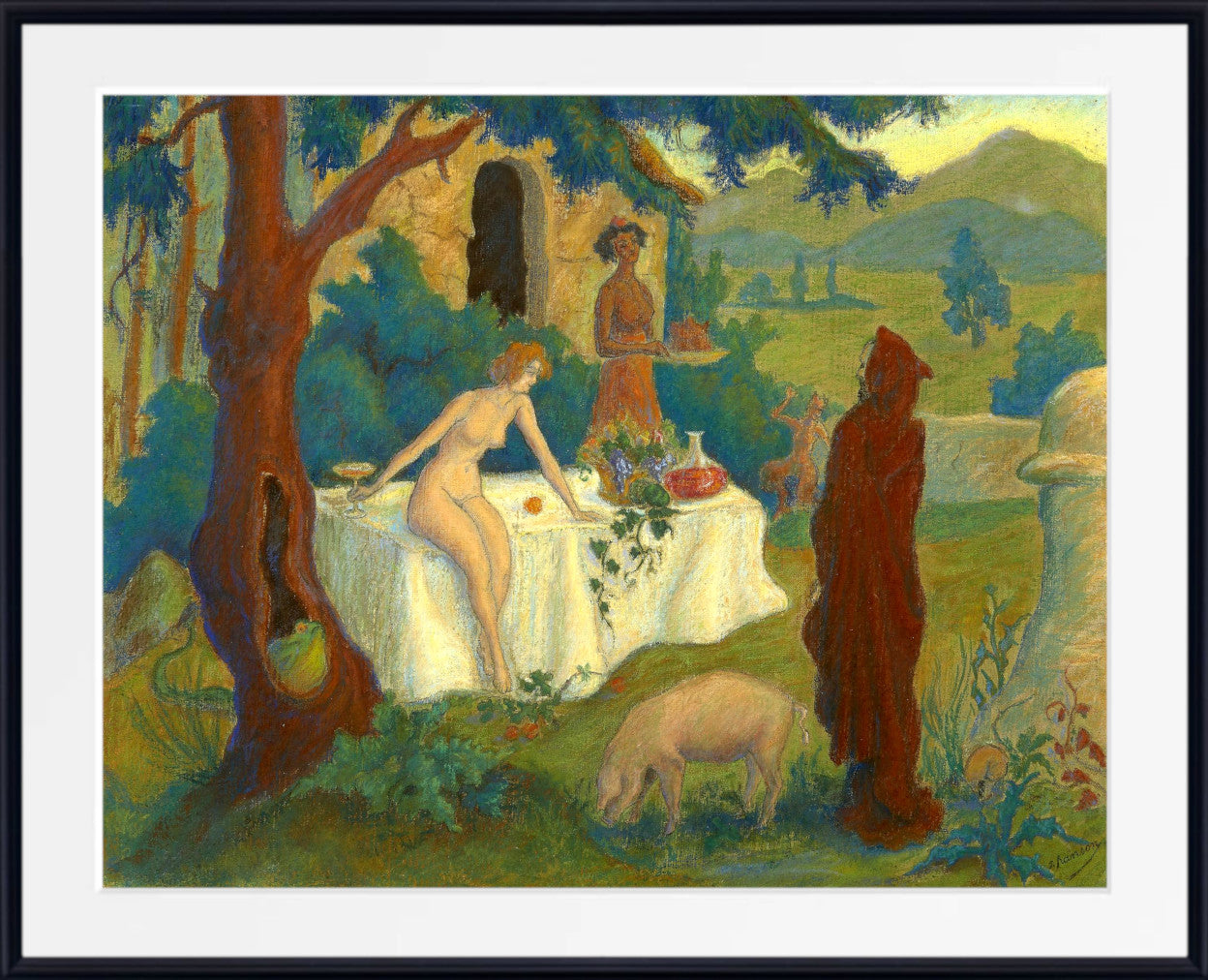 The temptation of Saint Anthony by Paul Ranson