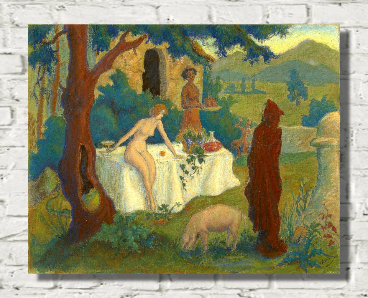 The temptation of Saint Anthony by Paul Ranson