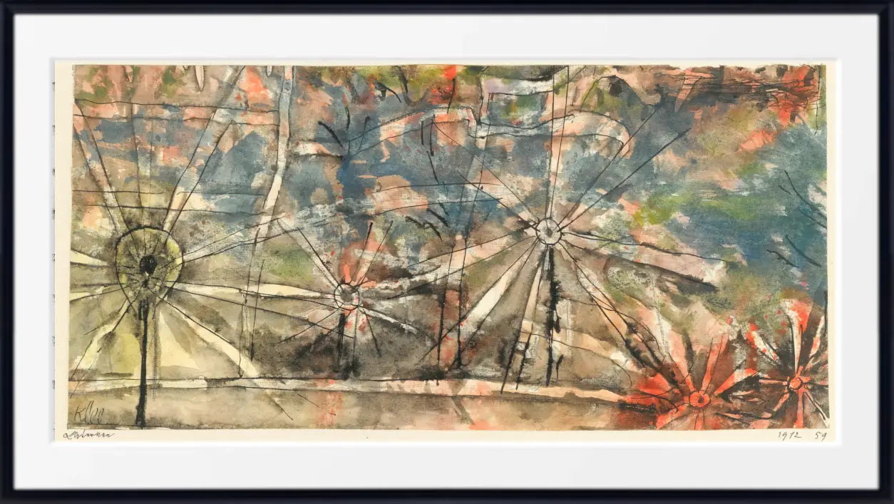 Paul Klee Print, Laternen (Street Lamps) (1912)